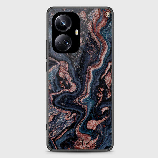 Marble Series Soft Phone Case - Metal Case - Design 4 - Realme 10 Pro Plus