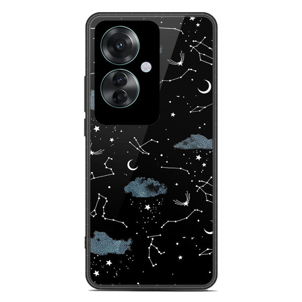 Space Series Soft Phone Case - Premium Glass Case - Design 5 - Oppo Reno 11F