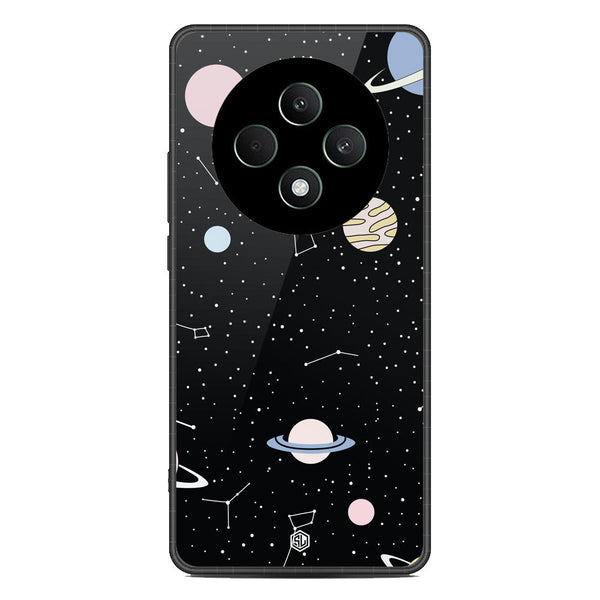 Space Series Soft Phone Case - Metal Case - Design 1 - Oppo Reno 12F 4G