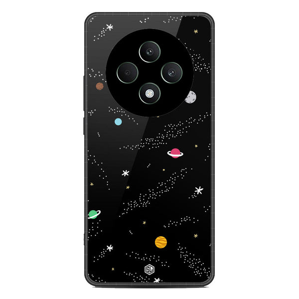 Space Series Soft Phone Case - Metal Case - Design 2 - Oppo Reno 12F 4G