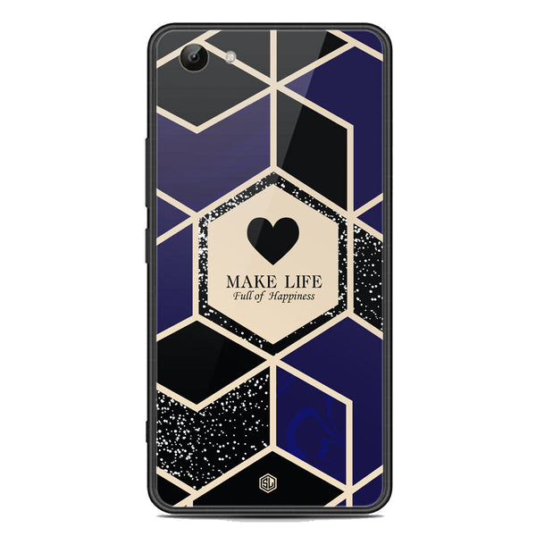 Happiness Series Soft Phone Case - Acrylic Case - Design 1 - - Vivo Y83