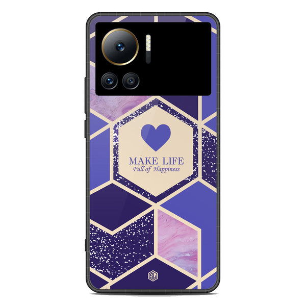 Happiness Series Soft Phone Case - Metal Case - Design 2 - Infinix Note 12 VIP