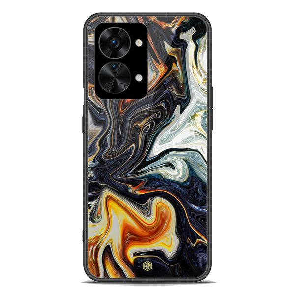 Marble Series Soft Phone Case - Premium Glass Case - Design 1 - OnePlus Nord 2T