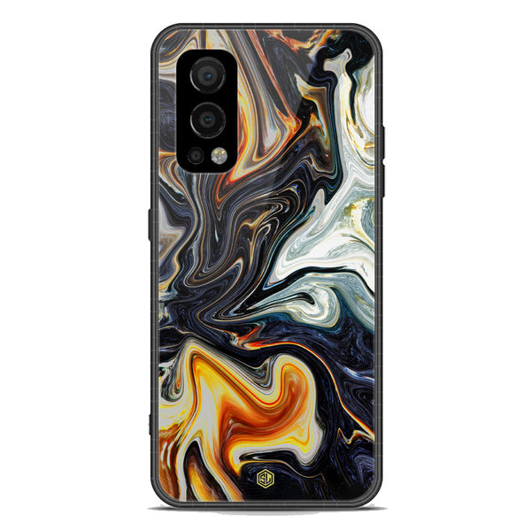 Marble Series Soft Phone Case - Premium Glass Case - Design 1 - OnePlus Nord 2