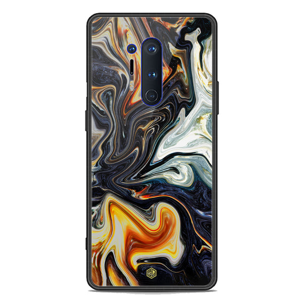 Marble Series Soft Phone Case - Premium Glass Case - Design 1 - OnePlus 8 Pro