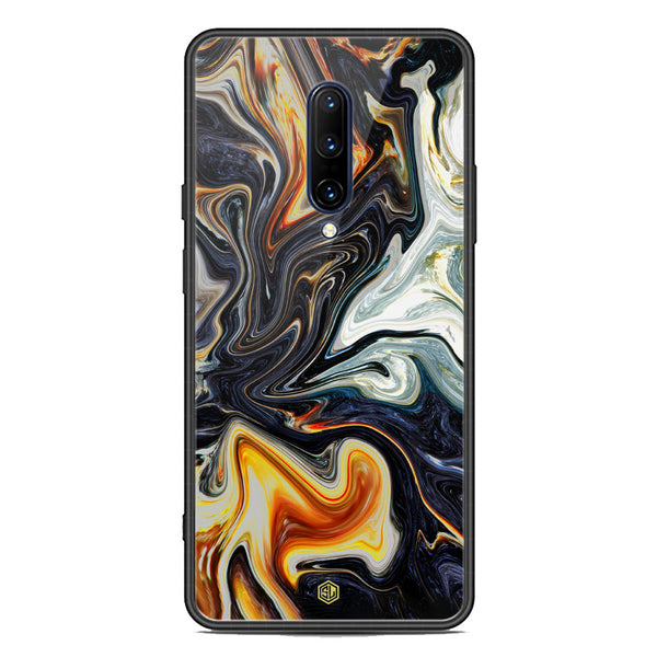 Marble Series Soft Phone Case - Premium Glass Case - Design 1 - OnePlus 7 Pro