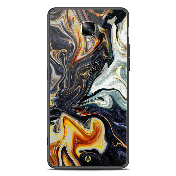 Marble Series Soft Phone Case - Premium Glass Case - Design 1 - OnePlus 3