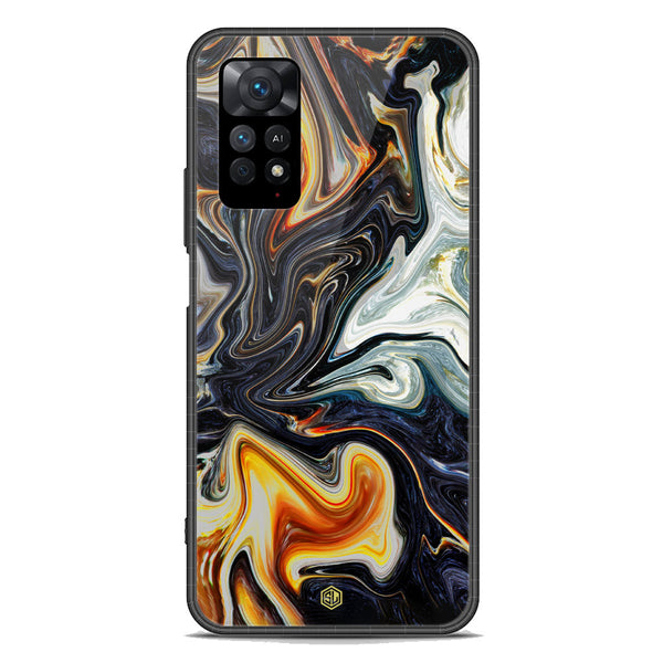 Marble Series Soft Phone Case - Premium Glass Case - Design 1 - Xiaomi Redmi Note 11