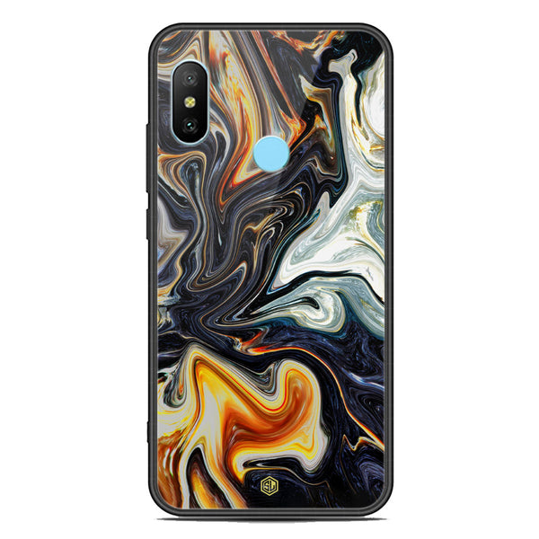 Marble Series Soft Phone Case - Premium Glass Case - Design 1 - Xiaomi Redmi Note 6