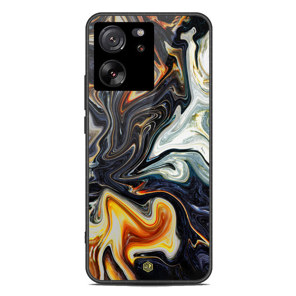 Marble Series Soft Phone Case - Premium Glass Case - Design 1 - Xiaomi 13T