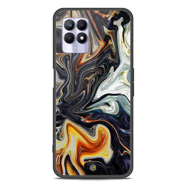 Marble Series Soft Phone Case - Premium Glass Case - Design 1 - Realme Narzo 50 4G