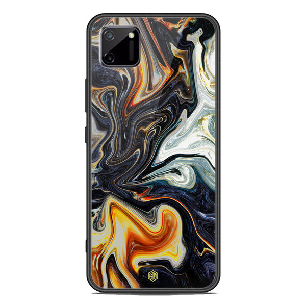 Marble Series Soft Phone Case - Premium Glass Case - Design 1 - Realme C11 2021