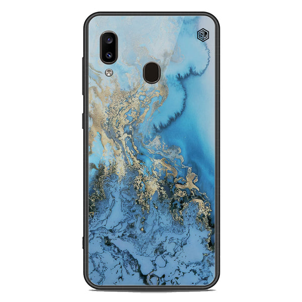 Marble Series Soft Phone Case - Premium Glass Case - Design 2 - Samsung Galaxy A20