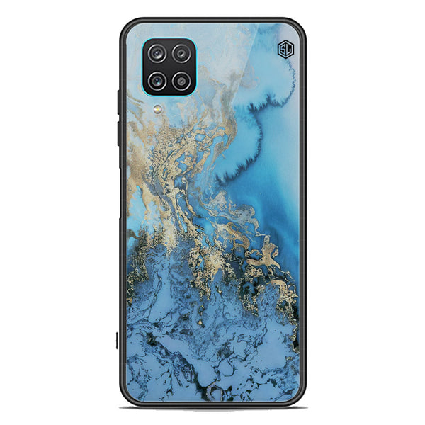 Marble Series Soft Phone Case - Premium Glass Case - Design 2 - Samsung Galaxy A12