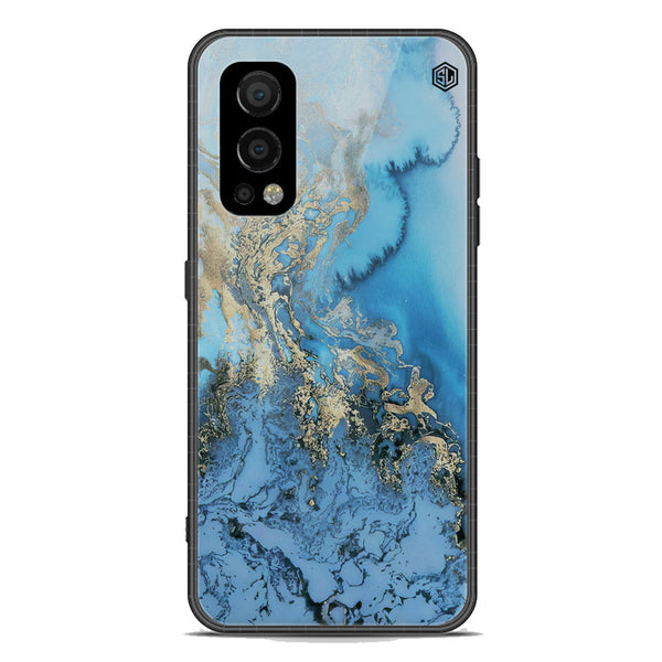 Marble Series Soft Phone Case - Premium Glass Case - Design 2 - OnePlus Nord 2