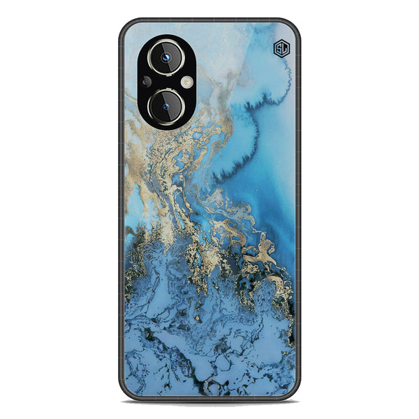 Marble Series Soft Phone Case - Premium Glass Case - Design 2 - Oppo F21 Pro 5G