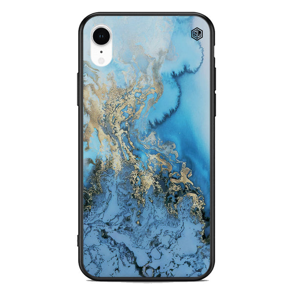 Marble Series Soft Phone Case - Premium Glass Case - Design 2 - iPhone XR