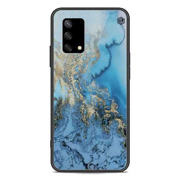 Marble Series Soft Phone Case - Premium Glass Case - Design 2 - Oppo A95