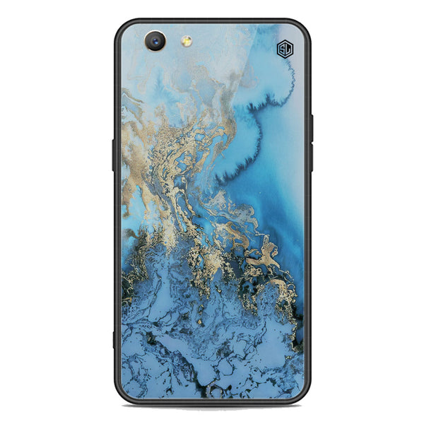 Marble Series Soft Phone Case - Premium Glass Case - Design 2 - Oppo A59