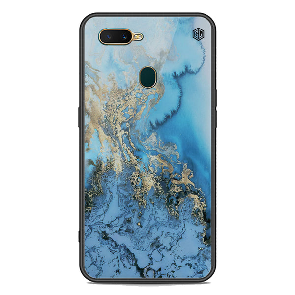 Marble Series Soft Phone Case - Premium Glass Case - Design 2 - Oppo A12s