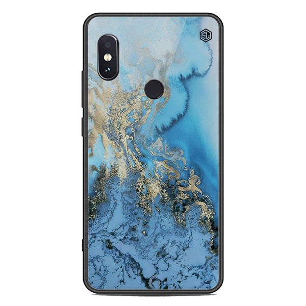 Marble Series Soft Phone Case - Premium Glass Case - Design 2 - Xiaomi Redmi Note 5 Pro