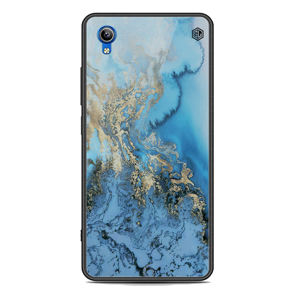 Marble Series Soft Phone Case - Premium Glass Case - Design 2 - Vivo Y91C