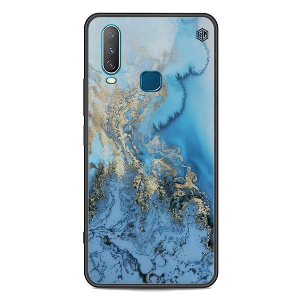 Marble Series Soft Phone Case - Premium Glass Case - Design 2 - Vivo Y17