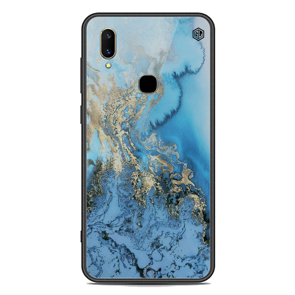 Marble Series Soft Phone Case - Premium Glass Case - Design 2 - Vivo V11 Pro