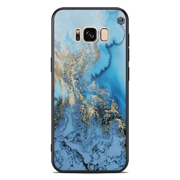 Marble Series Soft Phone Case - Premium Glass Case - Design 2 - Samsung Galaxy S8 Plus