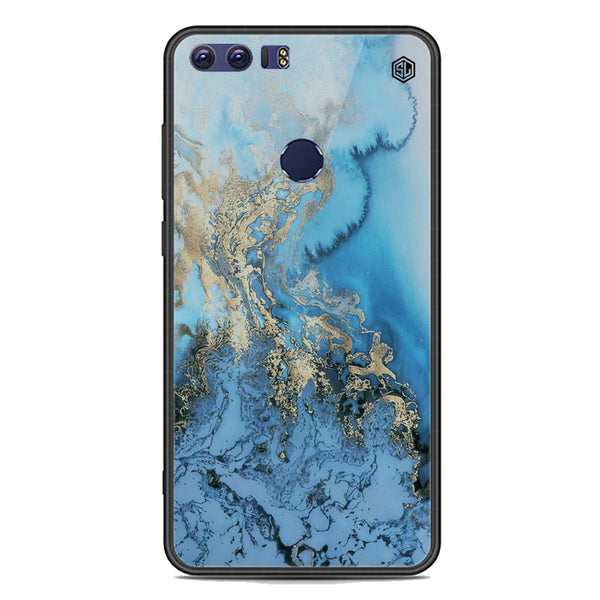 Marble Series Soft Phone Case - Premium Glass Case - Design 2 - Huawei Honor 8