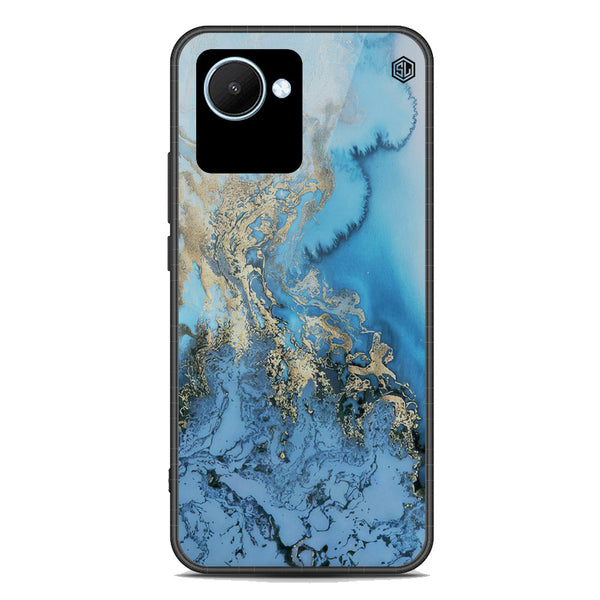 Marble Series Soft Phone Case - Premium Glass Case - Design 2 - Realme C30s