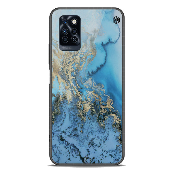 Marble Series Soft Phone Case - Premium Glass Case - Design 2 - Infinix Note 10 Pro