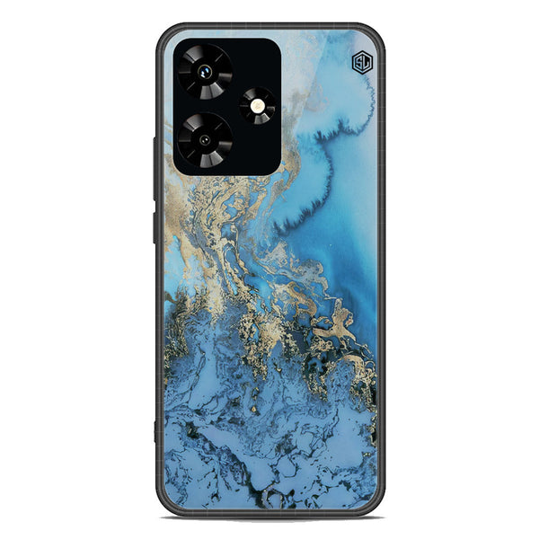 Marble Series Soft Phone Case - Premium Glass Case - Design 2 - Infinix Hot 30