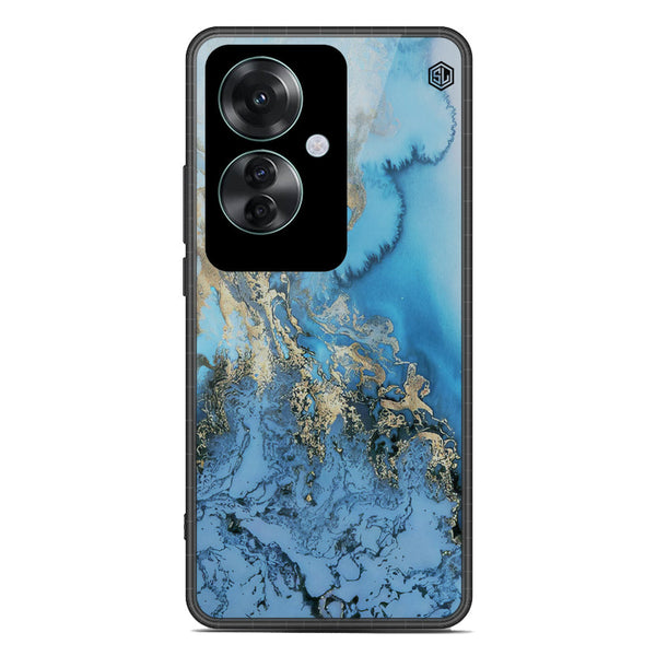 Marble Series Soft Phone Case - Premium Glass Case - Design 2 - Oppo Reno 11F