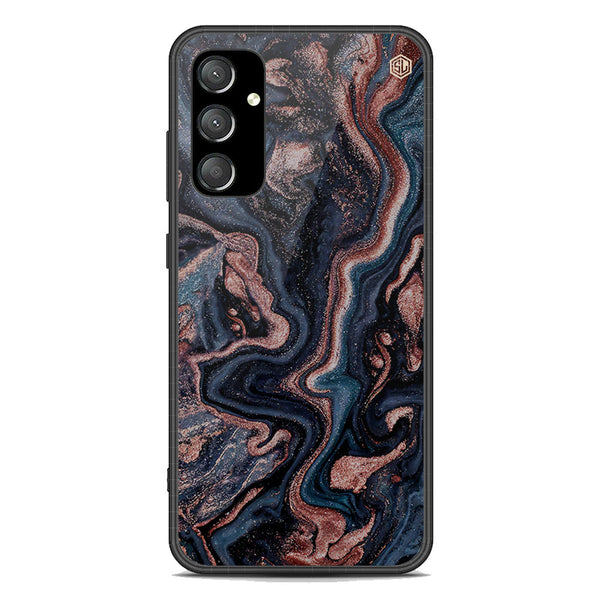 Marble Series Soft Phone Case - Premium Glass Case - Design 4 - Samsung Galaxy A35