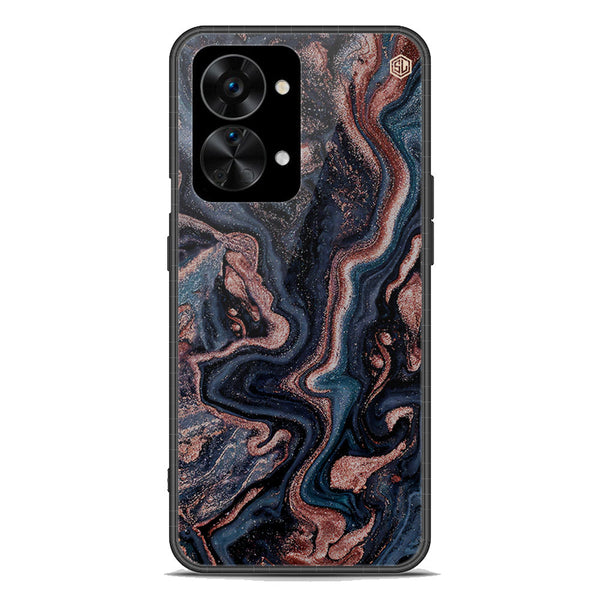 Marble Series Soft Phone Case - Premium Glass Case - Design 4 - OnePlus Nord 2T