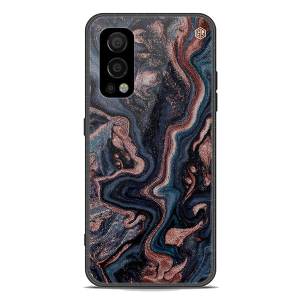 Marble Series Soft Phone Case - Premium Glass Case - Design 4 - OnePlus Nord 2