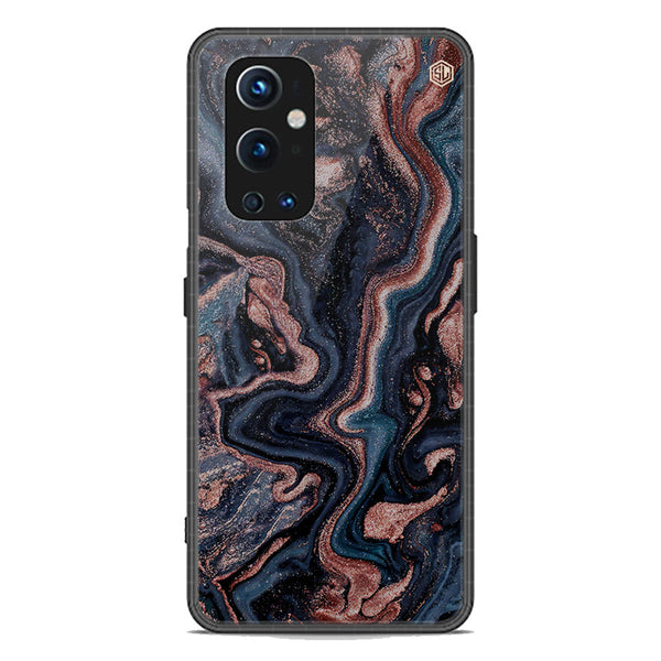 Marble Series Soft Phone Case - Premium Glass Case - Design 4 - OnePlus 9 Pro