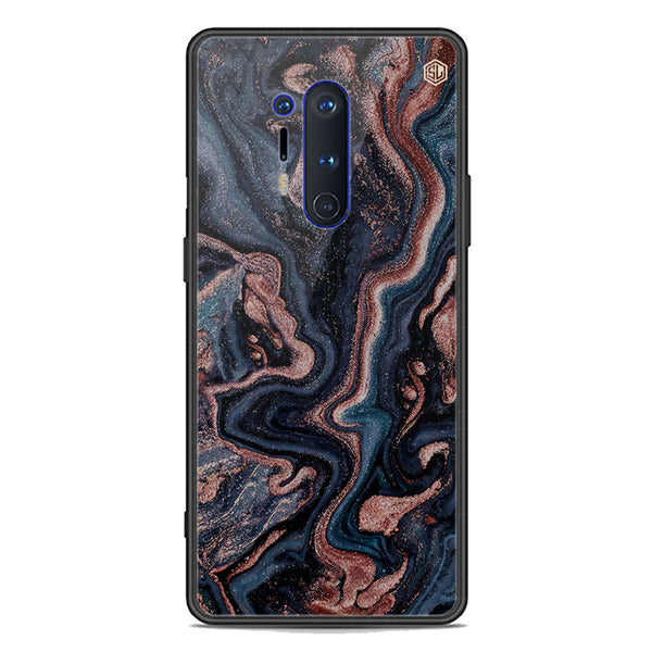 Marble Series Soft Phone Case - Premium Glass Case - Design 4 - OnePlus 8 Pro