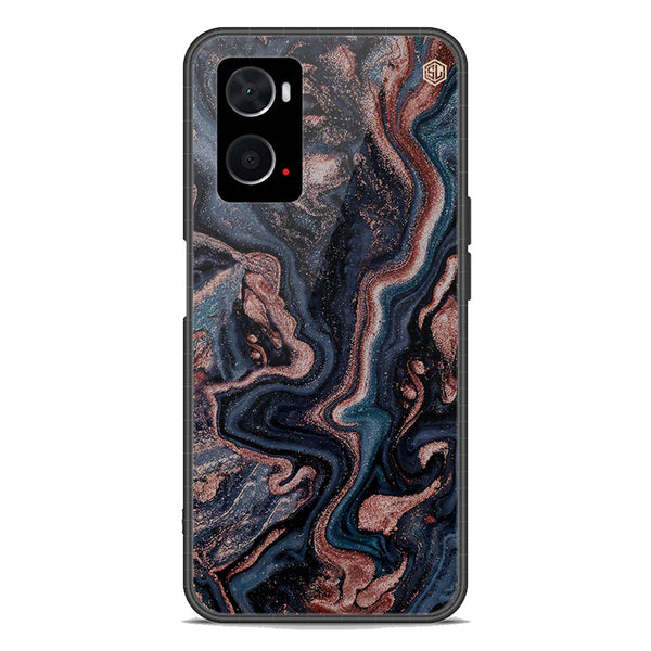 Marble Series Soft Phone Case - Premium Glass Case - Design 4 - Oppo K10 5G