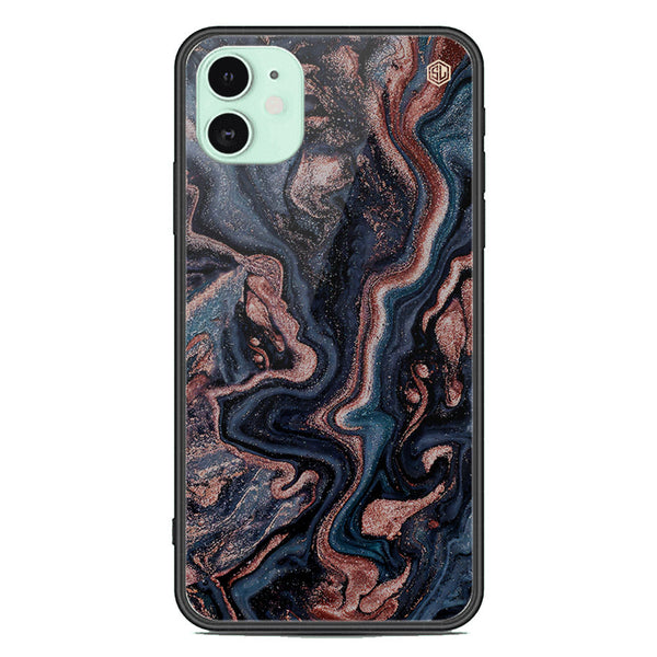 Marble Series Soft Phone Case - Premium Glass Case - Design 4 - iPhone 11