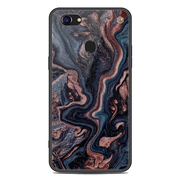 Marble Series Soft Phone Case - Premium Glass Case - Design 4 - Oppo F5