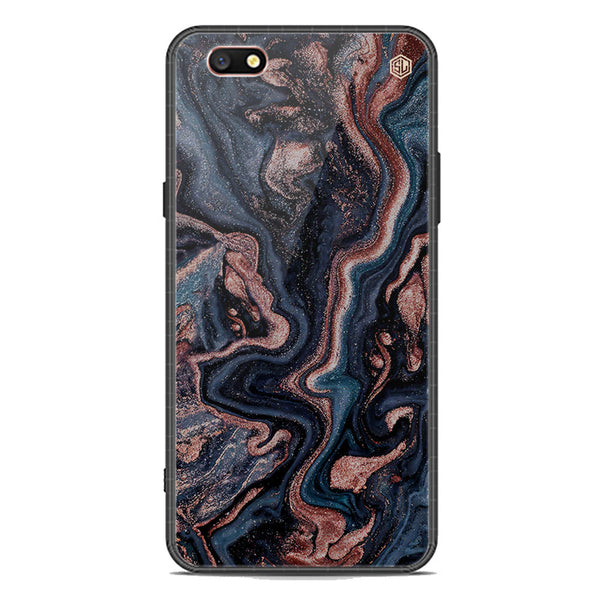 Marble Series Soft Phone Case - Premium Glass Case - Design 4 - Oppo F3