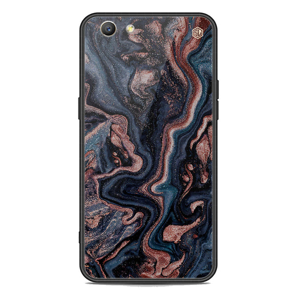 Marble Series Soft Phone Case - Premium Glass Case - Design 4 - Oppo A59