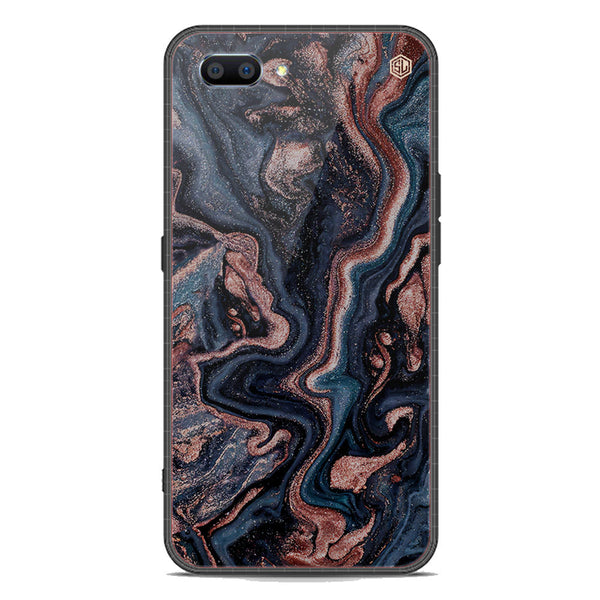 Marble Series Soft Phone Case - Premium Glass Case - Design 4 - Oppo A3s