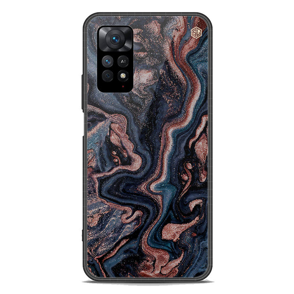 Marble Series Soft Phone Case - Premium Glass Case - Design 4 - Xiaomi Redmi Note 11E Pro