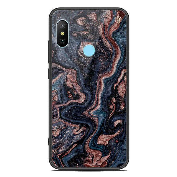 Marble Series Soft Phone Case - Premium Glass Case - Design 4 - Xiaomi Redmi Note 6