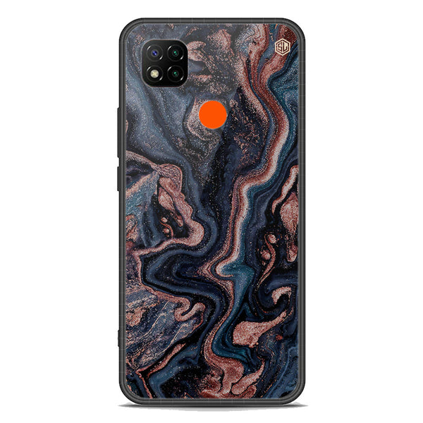 Marble Series Soft Phone Case - Premium Glass Case - Design 4 - Xiaomi Redmi 9C