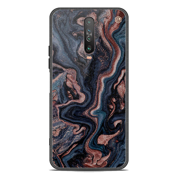 Marble Series Soft Phone Case - Premium Glass Case - Design 4 - Xiaomi Poco X2