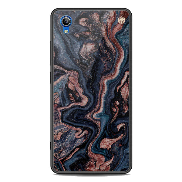 Marble Series Soft Phone Case - Premium Glass Case - Design 4 - Vivo Y91C